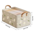 thumbnail image 3 of asddcavvf Clothes Sorting Reinforced Handle Fabric Storage Sure Here's A Product Title For Listing Foldable With Large Capacity Wardrobe Organizer Beige Archival, 3 of 6