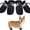 Black, variant on Waterproof Dog Shoes for Small Dogs, Puppy Booties with Reflective Straps, Anti-Slip Dogs Boots for Hot Pavement Boots, Dog Paw Protector Shoes for Indoor Hardfloors and Snowy Day (Red, 1)
