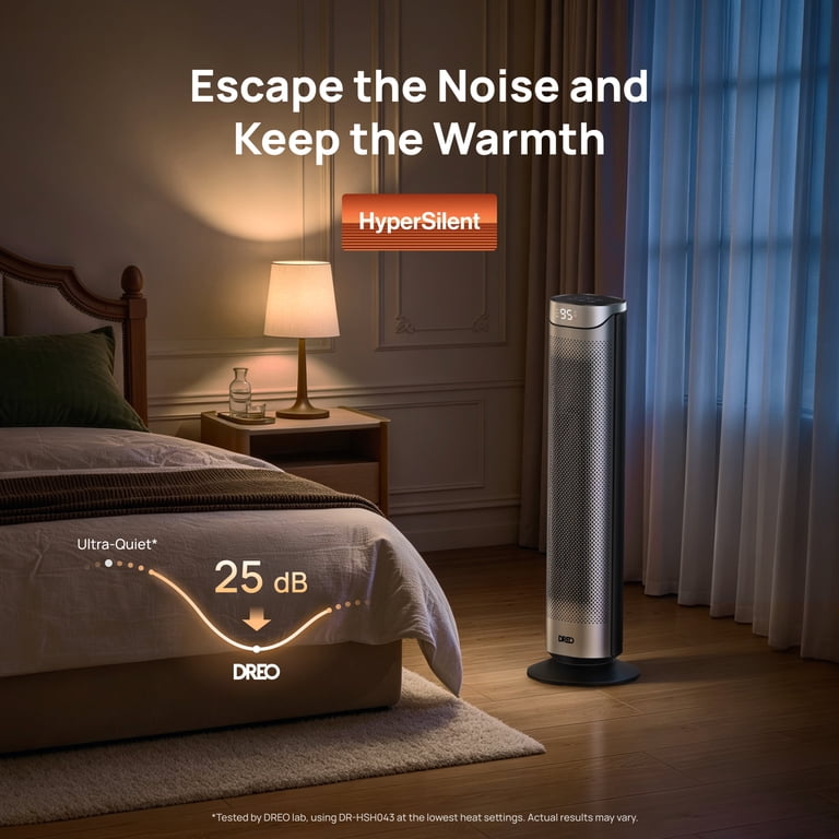Tower Space Heater With Dual Motors photo 3