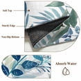 thumbnail image 6 of 3'x5' Rug for Living Room Bedroom, Navy Blue Leaves Washable Area Rugs Non-Slip Carpet Mats, Summer Botanical Farmhouse Watercolor Leaf Indoor Low Pile Area Rug Runner for Kitchen, Mudroom, 6 of 8