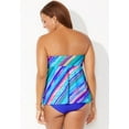 thumbnail image 2 of Swimsuits for All Smocked Bandeau Tankini Set, 2 of 6