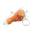 thumbnail image 2 of Phenofice Sturdy Chicken Leg Keychain Aesthetic PVC Metal for Bag Keys Decoration, 2 of 8