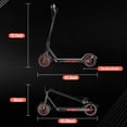 thumbnail image 5 of 500W Electric Scooter for Adults, Up to 22MPH and 22-28Miles Long-Range, 10'' Solid Tires, Foldable Commuting Escooter with Double Braking System and App Red, 5 of 8