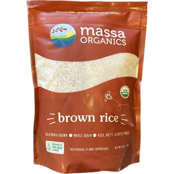 Organic Brown Rice - Medium Grain 2lb Bag