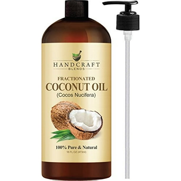 Fractionated Coconut Oil ƒ 100 Pure Natural Premium Therapeutic Grade ƒ Huge 16 Oz Coconut Carrier Oil For Aromatherapy Massage Moisturizing Skin Hair Walmart Com Walmart Com