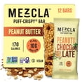 thumbnail image 1 of Vegan Protein Bars, Gluten Free Snack Made with Dark Chocolate, Pea Protein, Almonds and Other Premium Ingredients, Healthy Snacks, Almond Butter Chocolate, 10g of Protein, 12 Pack, 1 of 5