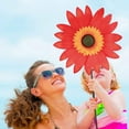 thumbnail image 2 of BAOQIN Garden Tools Clearance sale ! Sunflower Lawn Wind Garden Party Wind Garden Lawn Windmill Decoration Outdoor De (Red), 2 of 8