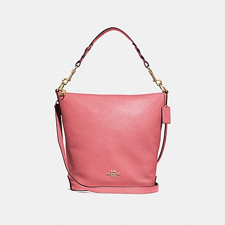 coach red duffle bag