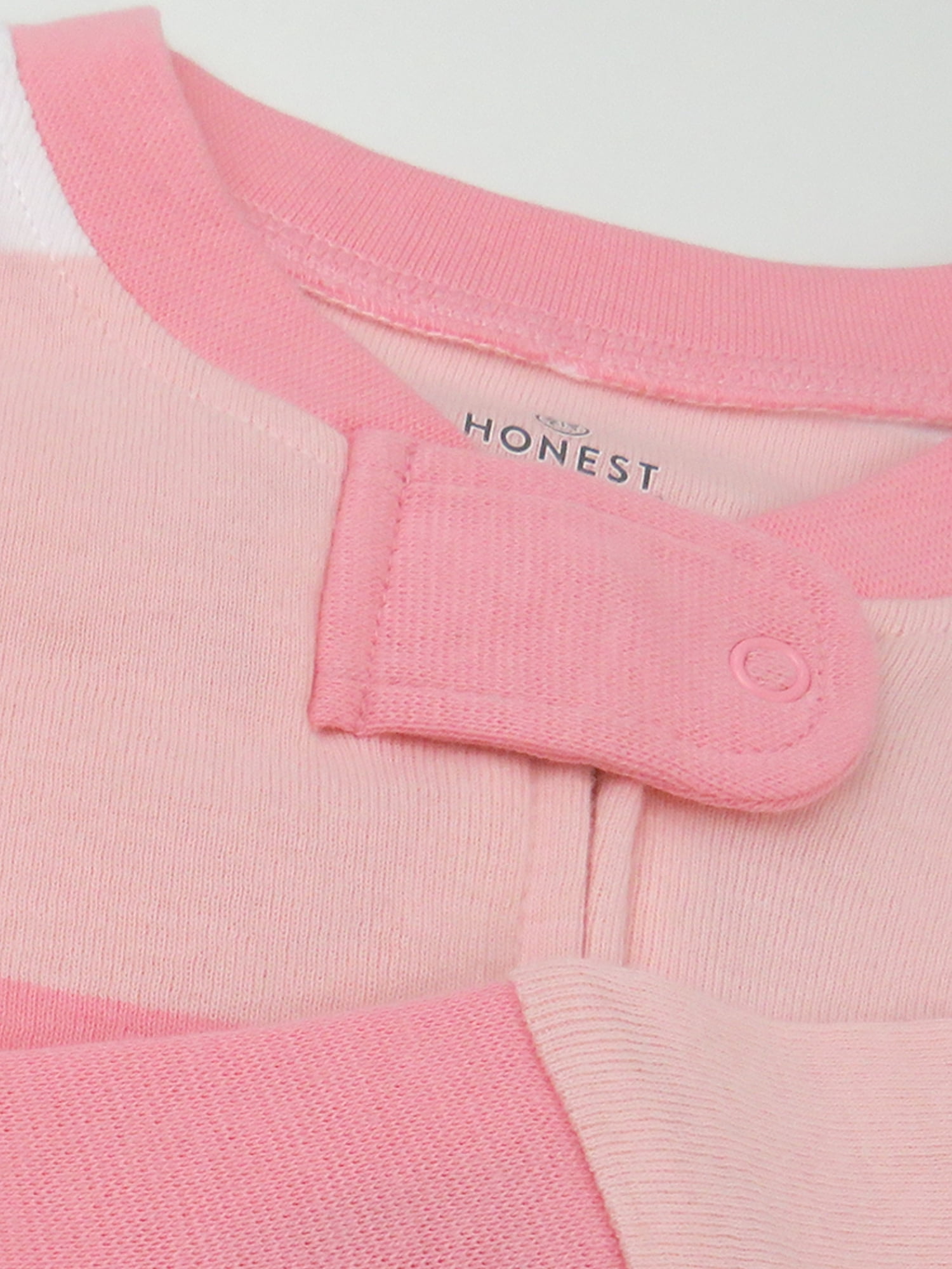 Honest Baby Clothing Organic Cotton Boy or Girl Long Sleeve Sleep N Play, Newborn to 9 Months