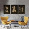 thumbnail image 4 of Póster médico Vintage, carteles de ilustración de anatomía, impresiones de jaula de costilla/corazón humano/cerebro/Pintura de Calavera, arte de clínica para el hogar, decoración de pared, 4 of 4