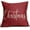 Red Merry Christmas Letter, variant on Red Christmas Lumbar Pillow Cover 12x20 Single Xmas Believe Snowflakes Winter Decorations Decorative Outdoor Pillowcase Farmhouse Linen Throw Cushion Case Decor for Home Couch Sofa Bed