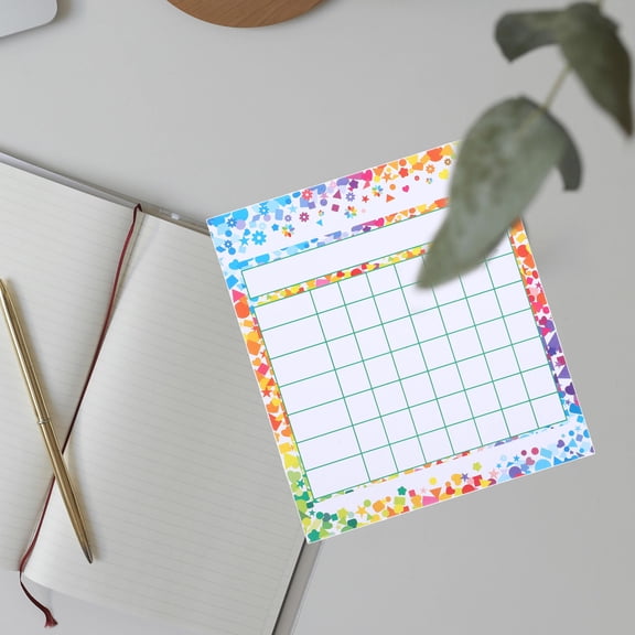 GOOHOCHY 50 Sheets Reward Classroom Incentive Chart Card Toddler Student