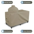 thumbnail image 3 of COVERS&ALL Big Egg Grill Cover, 12 Oz Waterproof UV & Weather Resistant, PVC Coated Outdoor Cover with Air Vents & Drawstrings (60" L x 27" W x 56" H, Beige), 3 of 7