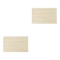 thumbnail image 3 of Bearachild Alfombrilla de baño de chenilla, absorbente, antideslizante, lavable a máquina, para baño, cocina, alfombra, segura, blanca lechosa Blanco lechoso 2Conjunto, 3 of 6