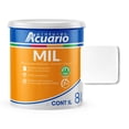 thumbnail image 1 of Pintura Acrílica Modificada Exteriores Interiores Pinturas Acuario Mil 6 Años 1 Litros Blanco Mate, 1 of 1