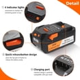 thumbnail image 5 of New for Ridgid R840085 7.0Ah Lithium Battery Work with Rigid 18Volt R840087 Electrical Tools, 5 of 7