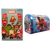 Avengers Valentine Cards (Box of 32 With Stickers) and Avengers Mailbox Bundle