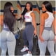 thumbnail image 2 of Leggings de nido de abeja, nalgas de melocotón, leggings de cintura alta XL para mujer, nalgas de burbuja, pantalones de yoga, nalgas, cintura alta, nalgas de melocotónpangjing, 2 of 4