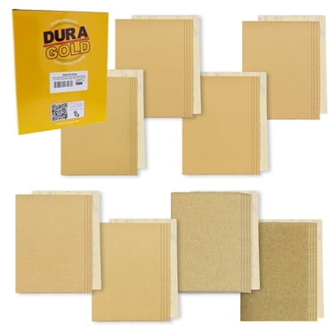 Dura-Gold Premium 2 Gold Hook & Loop Sanding Discs - 400 Grit (Box of 40) - High-Performance Finishing Cut Abrasive Sandpaper Discs - for DA Sanders Dura-Gold Premium 2 Gold Hook & Loop Sanding Discs - 400 Grit (Box of 40) - High-Performance Finishing Cut Abrasive Sandpaper Discs - for DA Sanders