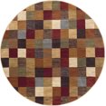 thumbnail image 3 of Festival Contemporary 5' Round Multi-Color Polypropylene Indoor Area Rug, 3 of 6