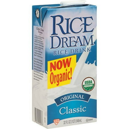 Rice Dream Classic Original Organic Rice Drink, 32 fl oz, (Pack of 12)