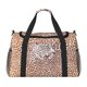thumbnail image 1 of Balery Leopard Brown Bolsa de Gimnasio para Mujeres, Bolsa de Viaje con Bolsillo Húmedo, Bolsa de Fin de Semana para Mujeres, Bolsa de Viaje Resistente al Agua, 1 of 7