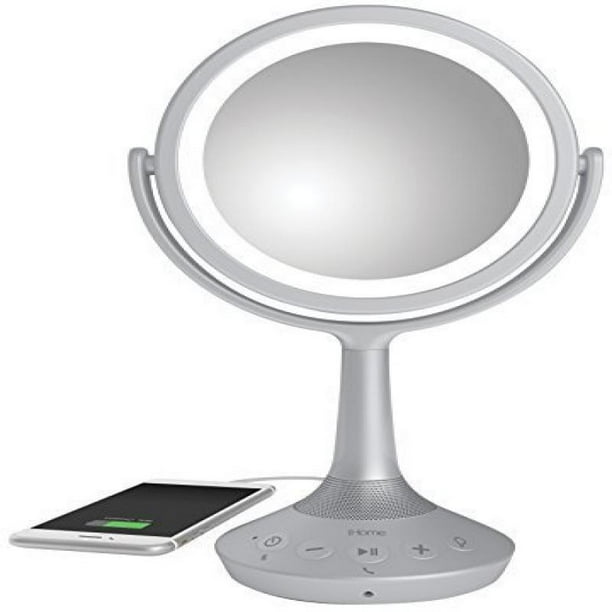 iHome iCVBT5 6 Doublesided Vanity Mirror with Bluetooth Audio