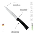 thumbnail image 2 of Cuchillo de cocina triangular con hoja de acero inoxidable con borde ondulado de 16 cm, 2 of 3