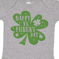 thumbnail image 4 of Inktastic Happy St. Patrick's Day Shamrock in Green Boys or Girls Baby Bodysuit, 4 of 5