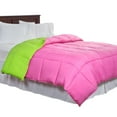 thumbnail image 4 of Lavish Home 64-14-T-GN Twin Reversible Down Alternative Comforter , Green & Navy, 4 of 9