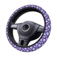 thumbnail image 4 of Yiaed colorful Skull mushroom rainbow Steering Wheel Cover,Universal 15 Inch Anti Slip Steering Wheel Protector Car Accessories Interior for Auto Truck SUV, 4 of 5