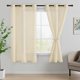 thumbnail image 1 of Jiuzhen Cortinas Semitransparentes Para Sala De Estar – 63 Pulgadas De Largo Con Alzapaños Con Ojales Filtrantes De Luz, Cortinas Para Ventana Para Cocina/Oficina, 42 Ancho X 63 L, Juego De 2 Paneles,, 1 of 5