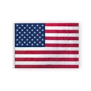 Promopatriot Embroidered Tubed USA Golf Flags 14" x 20" | Sewn USA Golf Flag | 400 Denier Nylon