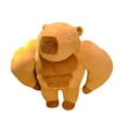 thumbnail image 1 of HILABEE Muscle Capybara Plush Toy Stuffed Capybara Toy Cute Capybara Stuffed Animal for, 1 of 9