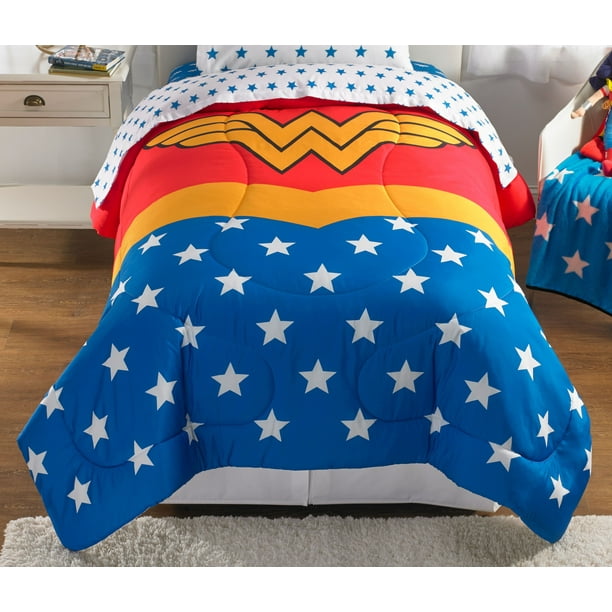 Wonder Woman Twin Comforter 1 Each, Wonder Woman Duvet Cover Set