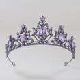 thumbnail image 4 of Crystal Bridal Tiaras Crowns Hair Jewelry Styling Crownpiece For Wedding Event Secure Grip Rhinestones Hair Decoration, 4 of 9