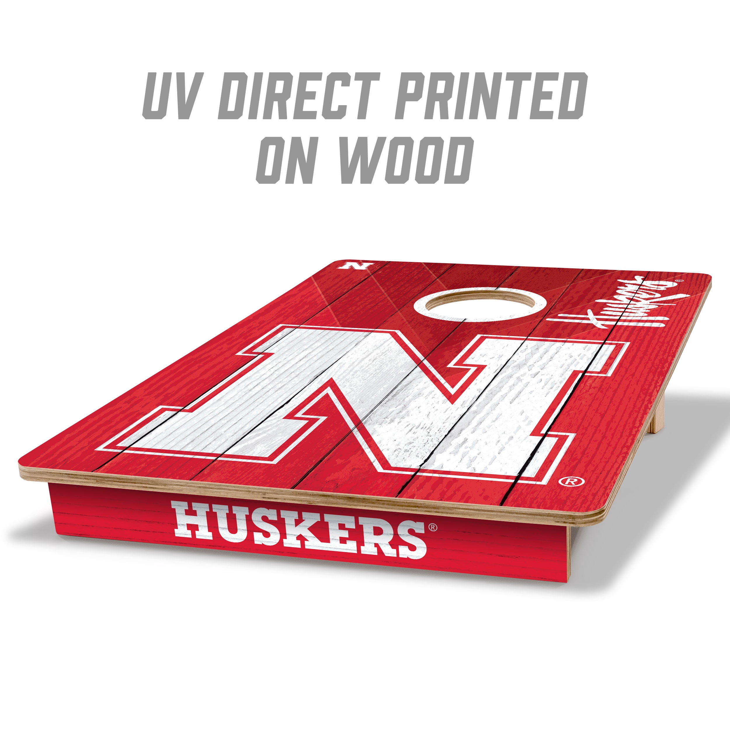 YouTheFan NCAA Nebraska Cornhuskers 2' x 3' Cornhole Game No Bags