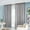 B, variant on Grey Blackout Curtains 74 inches Long for Bedroom - Rod Pocket/Back Tab Tieable Thermal Insulated Light Blocking Window Treatment Panels for Living Room