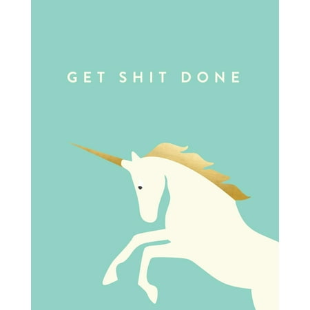 Get-Shit-Done-Bullet-Grid-Journal-Unicorn-150-Dot-Grid-Pages-8x10-Professionally-Designed