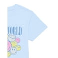 thumbnail image 3 of Smiley World Girls Short Sleeve Graphic T-Shirt, Sizes 4-16, 3 of 3