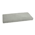 thumbnail image 3 of Sunbrella  Granite Grey Indoor/Outdoor Bench Cushion 37" to 48", Corded 44 in w x 19 in d, 3 of 5