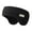 Black, variant on Soft Waffle Weave Thermal Ear Protection Headband Ponytail Slot Windproof Knit Hair Band For Daily Commute Walking Winter Casual Outfit Gadget