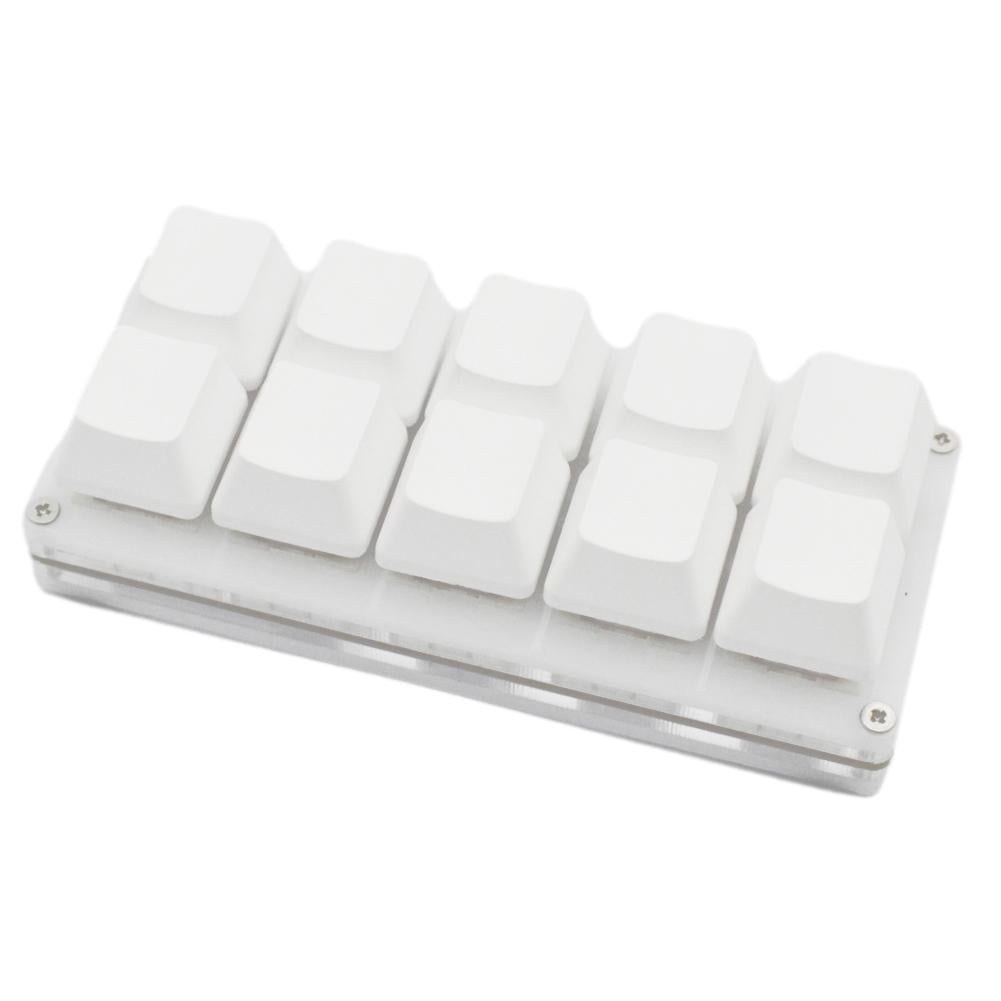 New Programmable Mechanical Keyboard 10 Keys Macro Keypad Blue / Red Switch Diy Usb Programming Shortcut Outemu Hot Swap Osu