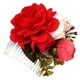 thumbnail image 3 of 2 uds. de peinetas para el cabellero con de imitación y hojas de flores para novia, Tiara para mujer Soledad Peinetas de boda para mujer, 3 of 10