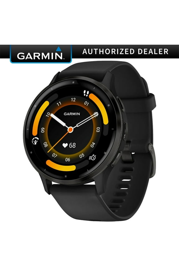 Restored Garmin Venu 3 Health and Fitness GPS Smartwatch Steel Bezel (45mm) (Refurbished)