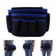thumbnail image 5 of Bolsa De Cintura Para Herramientas Eléctricas, Bolsa De Herramientas Eléctrica Multifuncional De Fácil Acceso Con Múltiples Bolsillos Para Trabajos De Mantenimiento Cergrey borde azul, 5 of 8