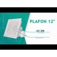 thumbnail image 3 of Extractor Plafon 12 300 m3/h Blanco ABS MasterFan, 3 of 3