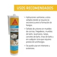 thumbnail image 2 of silicón de sanisil para baños y cocinas altas temperaturas 300 ml en pasta transparente, 2 of 8