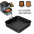 thumbnail image 4 of for Cosori 5QT/6QT Silicone Liner,14mm High Silicone Ridges on Base，Square, 4 of 8