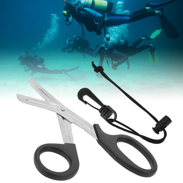 Flameen Diving Shear,jd‐918 420 Stainless Steel Technology Diving Scissors Underwater Escape Rope Fishing Net Shear,diving Scissors